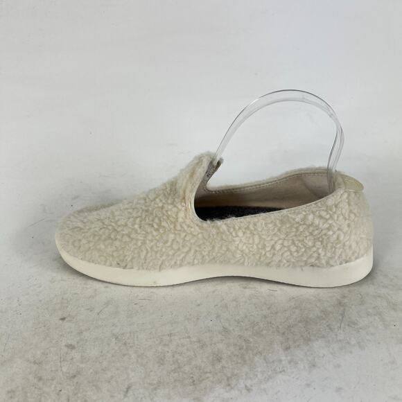 Allbirds Shoes Women's 9 White Merino Cozy Casual Wool Lounger Fluffs Slip-On - Picture 6 of 10
